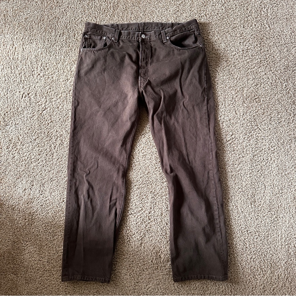 Levi’s 501 vintage brown denim pants